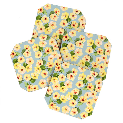 Emanuela Carratoni Hawaiian Style Coaster Set