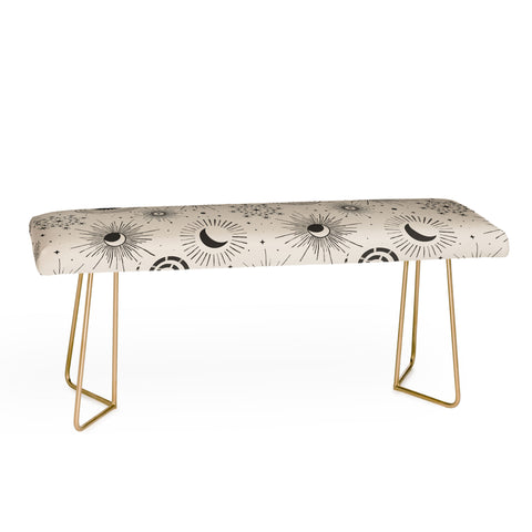 Emanuela Carratoni Holiday Moon and Sun Bench