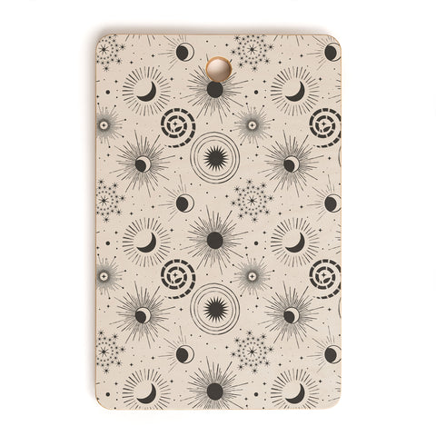 Emanuela Carratoni Holiday Moon and Sun Cutting Board Rectangle