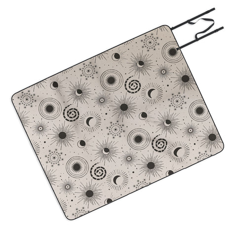 Emanuela Carratoni Holiday Moon and Sun Picnic Blanket
