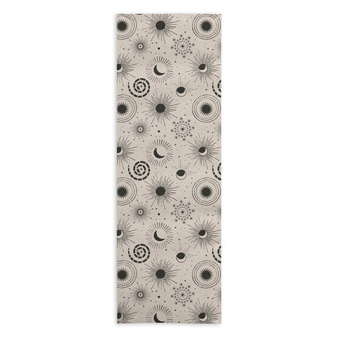 Emanuela Carratoni Holiday Moon and Sun Yoga Towel