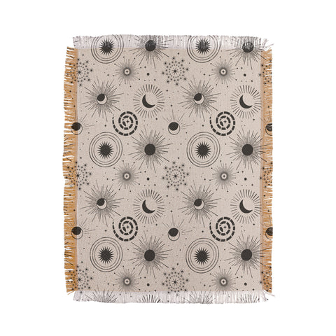 Emanuela Carratoni Holiday Moon and Sun Throw Blanket