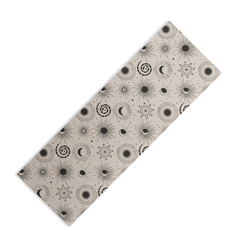 Emanuela Carratoni Holiday Moon and Sun Yoga Mat