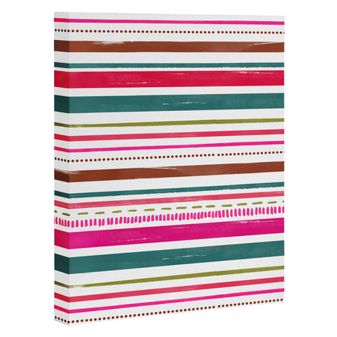 Emanuela Carratoni Holiday Painted Texture Art Canvas