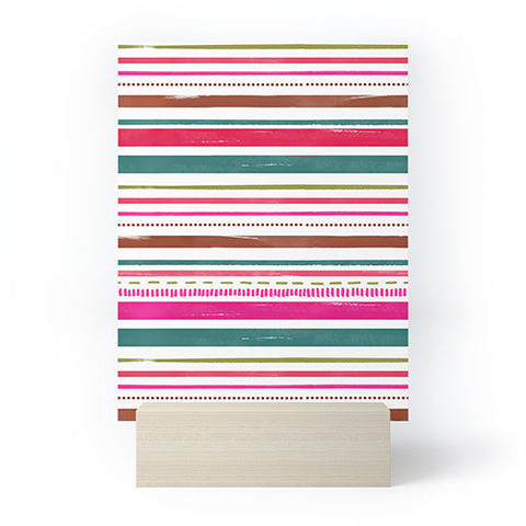 Emanuela Carratoni Holiday Painted Texture Mini Art Print