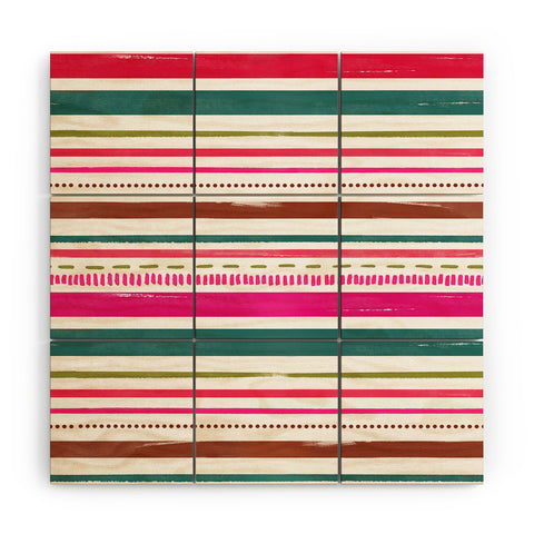 Emanuela Carratoni Holiday Painted Texture Wood Wall Mural