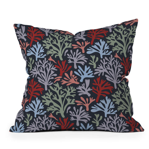 Emanuela Carratoni Icelandic Moss Outdoor Throw Pillow