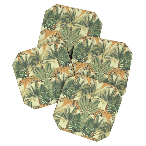 Emanuela Carratoni Jungle Tigers Coaster Set