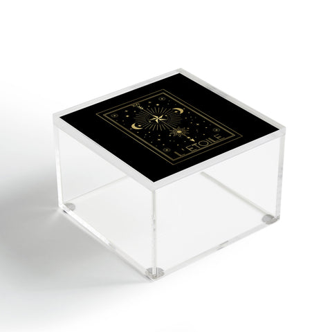Emanuela Carratoni L Etoile or The Star Gold Acrylic Box
