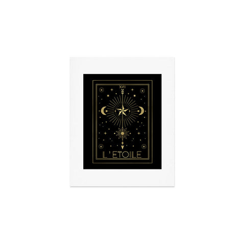 Emanuela Carratoni L Etoile or The Star Gold Art Print