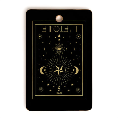 Emanuela Carratoni L Etoile or The Star Gold Cutting Board Rectangle