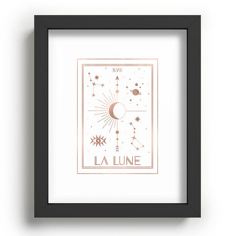 Emanuela Carratoni La Lune or The Moon White Recessed Framing Rectangle