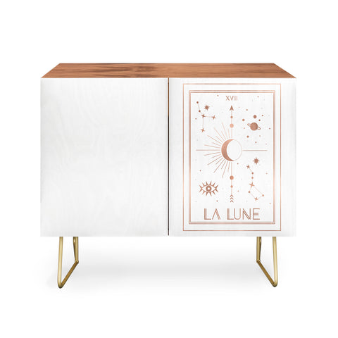 Emanuela Carratoni La Lune or The Moon White Credenza
