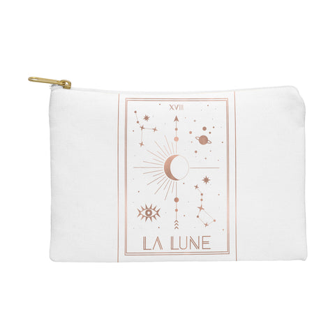 Emanuela Carratoni La Lune or The Moon White Pouch