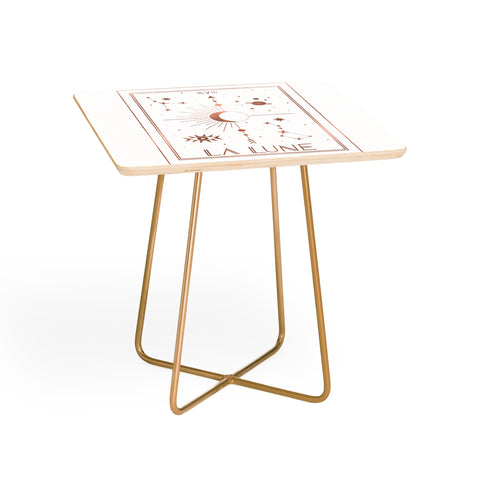 Emanuela Carratoni La Lune or The Moon White Side Table