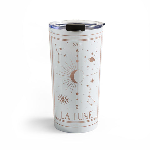 Emanuela Carratoni La Lune or The Moon White Travel Mug