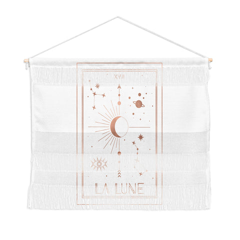 Emanuela Carratoni La Lune or The Moon White Wall Hanging Landscape