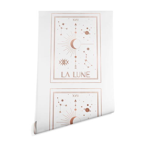 Emanuela Carratoni La Lune or The Moon White Wallpaper