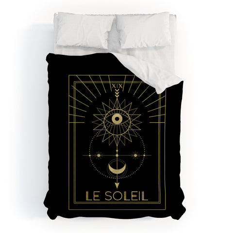 Emanuela Carratoni Le Soleil or The Sun Tarot Duvet Cover