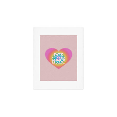 Emanuela Carratoni Let Love Rule I Art Print
