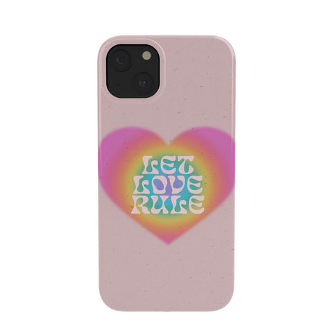 Emanuela Carratoni Let Love Rule I Phone Case