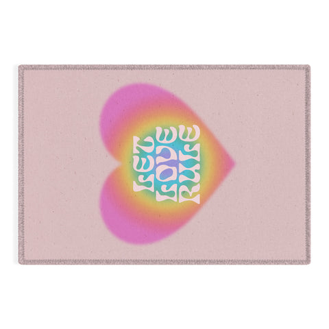 Emanuela Carratoni Let Love Rule I Outdoor Rug