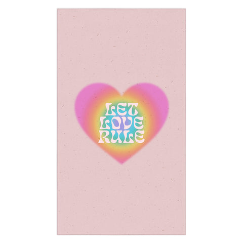 Emanuela Carratoni Let Love Rule I Tablecloth