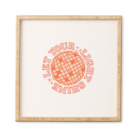 Emanuela Carratoni Let your Light Shine Framed Wall Art