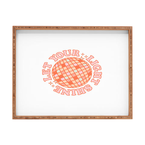 Emanuela Carratoni Let your Light Shine Rectangular Tray