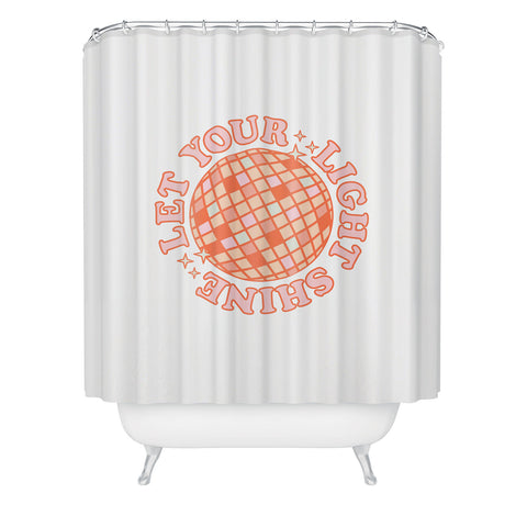 Emanuela Carratoni Let your Light Shine Shower Curtain