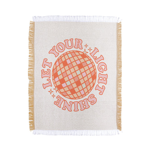 Emanuela Carratoni Let your Light Shine Throw Blanket