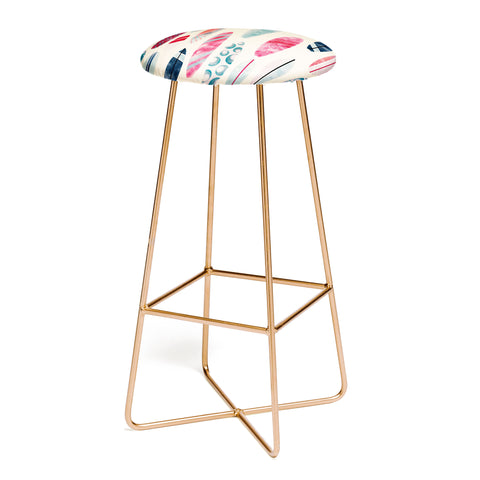 Emanuela Carratoni Light Vintage Surfboards Bar Stool