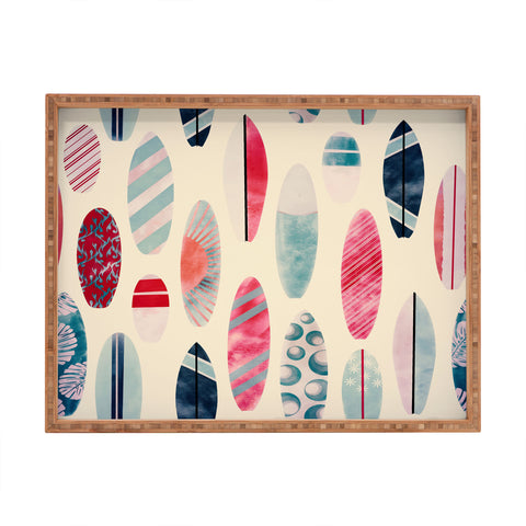 Emanuela Carratoni Light Vintage Surfboards Rectangular Tray