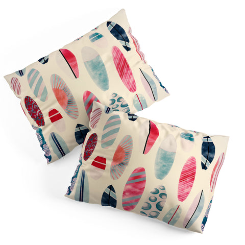 Emanuela Carratoni Light Vintage Surfboards Pillow Shams