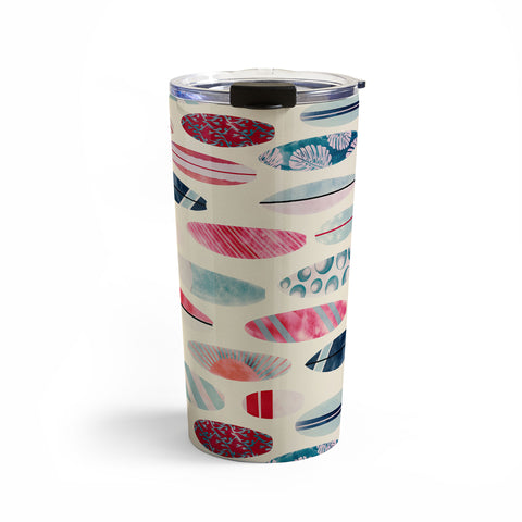Emanuela Carratoni Light Vintage Surfboards Travel Mug