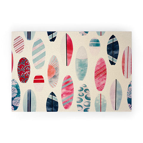 Emanuela Carratoni Light Vintage Surfboards Welcome Mat