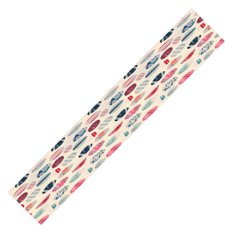 Emanuela Carratoni Light Vintage Surfboards Table Runner