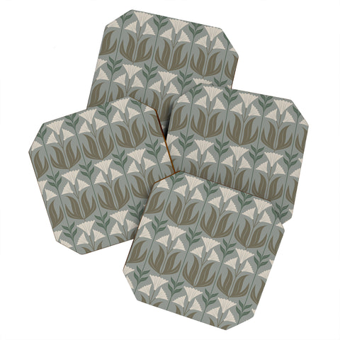 Emanuela Carratoni Lilium Theme Coaster Set