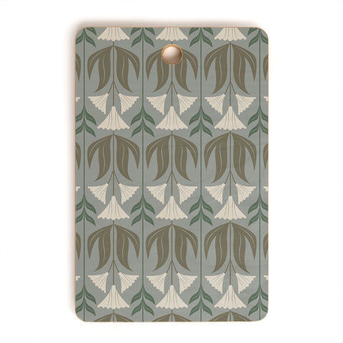Emanuela Carratoni Lilium Theme Cutting Board Rectangle