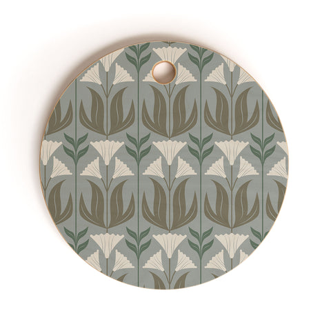 Emanuela Carratoni Lilium Theme Cutting Board Round