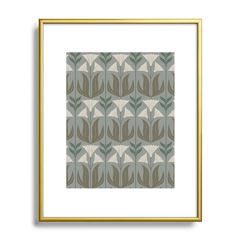 Emanuela Carratoni Lilium Theme Metal Framed Art Print