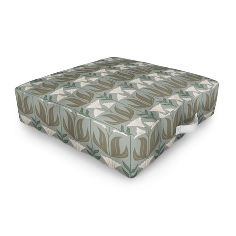 Emanuela Carratoni Lilium Theme Outdoor Floor Cushion