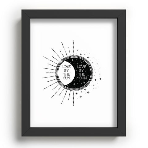 Emanuela Carratoni Live by the Sun Love by the Mo Recessed Framing Rectangle