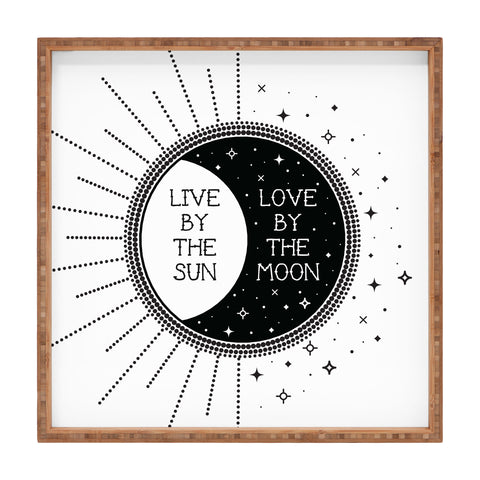 Emanuela Carratoni Live by the Sun Love by the Mo Square Tray