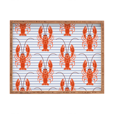 Emanuela Carratoni Lobster Dance Rectangular Tray
