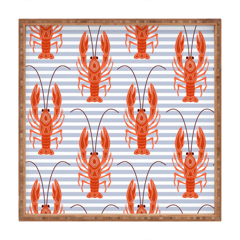 Emanuela Carratoni Lobster Dance Square Tray