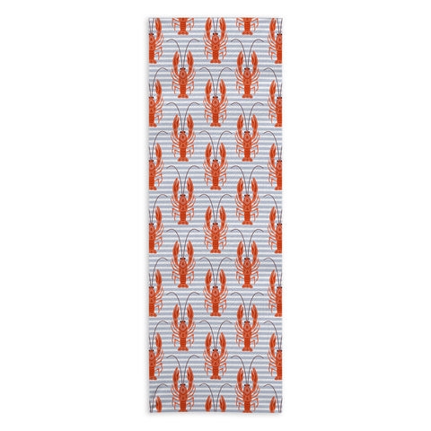 Emanuela Carratoni Lobster Dance Yoga Towel