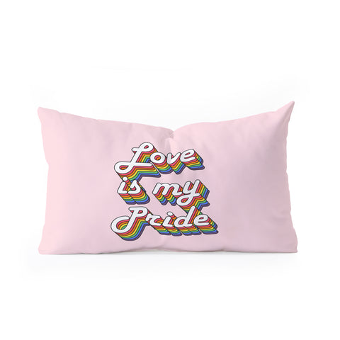 Emanuela Carratoni Love is my Pride Oblong Throw Pillow