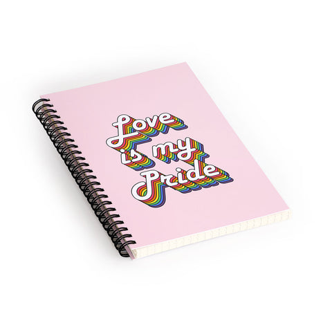 Emanuela Carratoni Love is my Pride Spiral Notebook