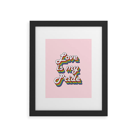 Emanuela Carratoni Love is my Pride Framed Art Print